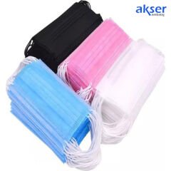 3 KATLI BURUN TELLİ ULTRASONİK CERRAHİ YÜZ MASKESİ