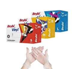 BEYBİ VİNİL PUDRASIZ MUAYENE ELDİVENİ LARGE