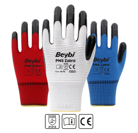 Beybi Pn5 Zebra Nitril Eldiven