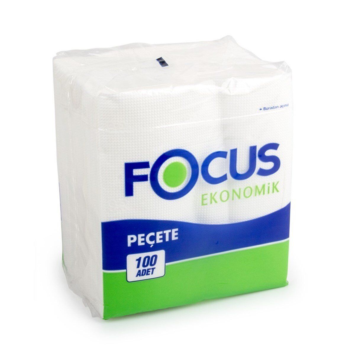 Focus Ekonomik Kare Kağıt Peçete 100 LÜ