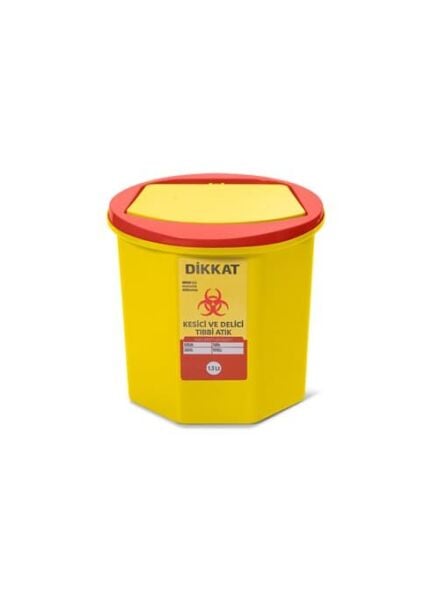TIBBİ ATIK KOVASI 1,3 LİTRE
