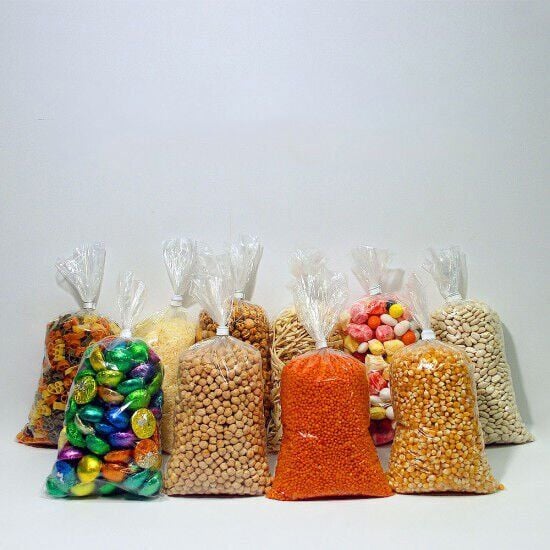 BAKKALİYE POŞETİ 1' LİK NAYLON TORBA 20 cm x 30 cm 1 Kg