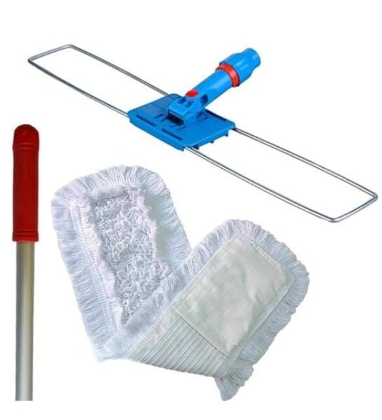 NEMLİ MOB APARATI TEL 50CM SET (Nemli Mop,Tel aparat, Metal sap)